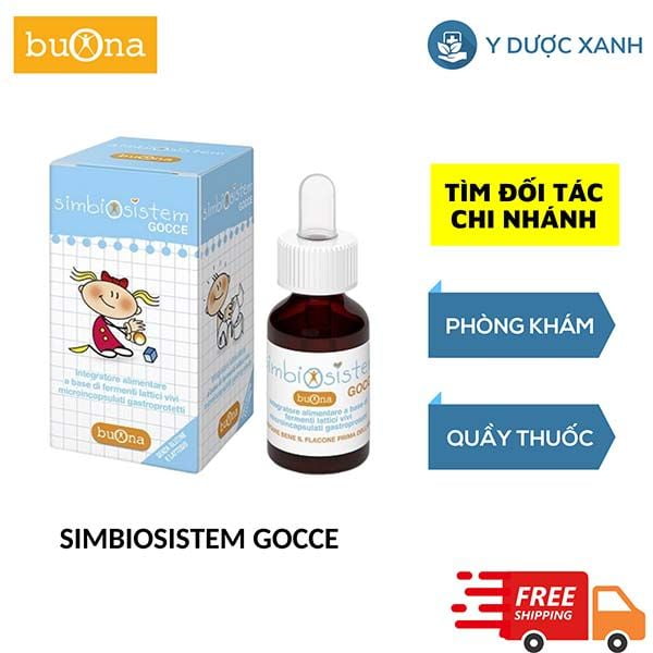 SIMBIOSISTEM GOCCE, 10ml, Men vi sinh chống tiêu chảy cho trẻ sơ sinh, trẻ nhỏ của Ý