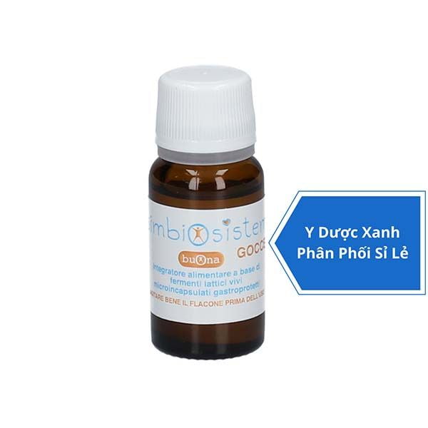 SIMBIOSISTEM GOCCE, 10ml, Men vi sinh chống tiêu chảy cho trẻ sơ sinh, trẻ nhỏ của Ý