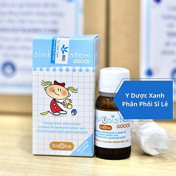 SIMBIOSISTEM GOCCE, 10ml, Men vi sinh chống tiêu chảy cho trẻ sơ sinh, trẻ nhỏ của Ý