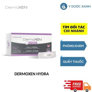 DERMOXEN HYDRA, 7 viên, Viên đặt giúp ngăn ngừa khô âm đạo cho nữ giới của Ý