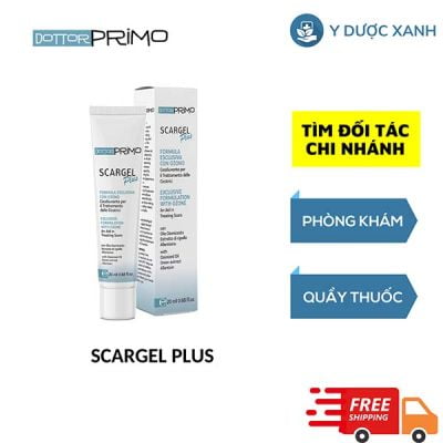 DOTTORPRIMO SCARGEL PLUS 10-20ml, Gel bôi hỗ trợ trị sẹo, tái tạo da cho người lớn của Châu Âu