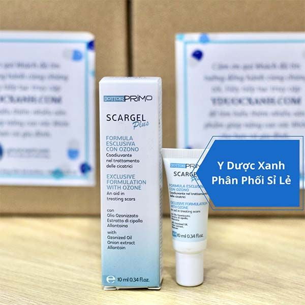 DOTTORPRIMO SCARGEL PLUS 10-20ml, Gel bôi hỗ trợ trị sẹo, tái tạo da cho người lớn của Châu Âu