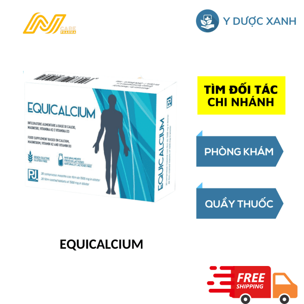 EQUICALCIUM, 30 viên, Viên bổ sung Canxi, Vitamin K2, D3 cho người lớn