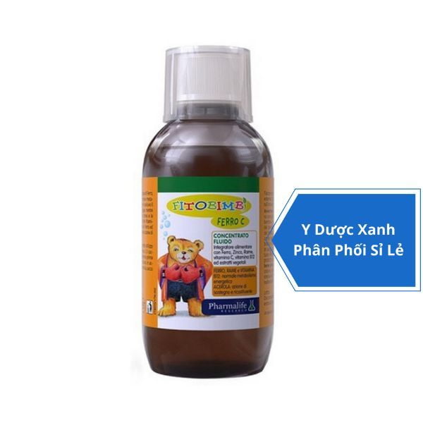FITOBIMBI FERRO C, 200 ml, Siro bổ máu, tăng đề kháng cho bé, trẻ em từ 2 tuổi của Ý