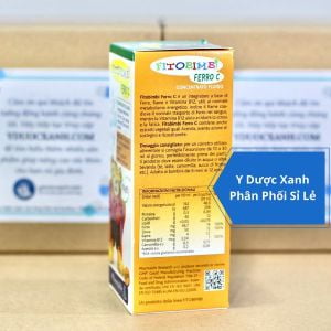 FITOBIMBI FERRO C, 200 ml, Siro bổ máu, tăng đề kháng cho bé, trẻ em từ 2 tuổi của Ý