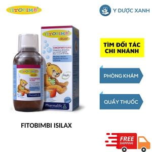 FITOBIMBI ISILAX 200ml, Siro hỗ trợ giảm táo bón Fitobimbi cho bé, trẻ sơ sinh trên 6 tháng tuổi của Ý