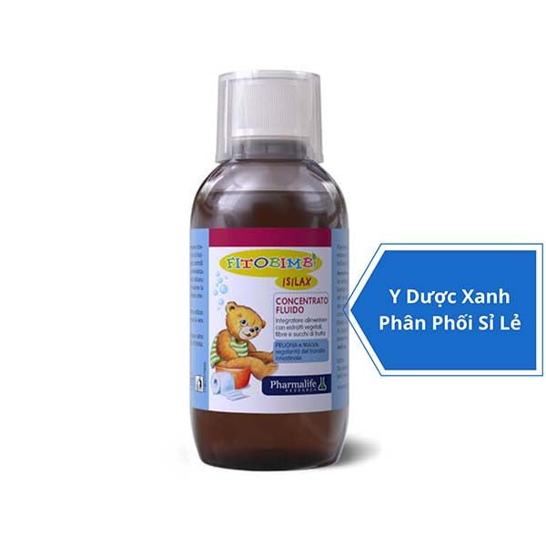 FITOBIMBI ISILAX 200ml, Siro hỗ trợ giảm táo bón Fitobimbi cho bé, trẻ sơ sinh trên 6 tháng tuổi của Ý