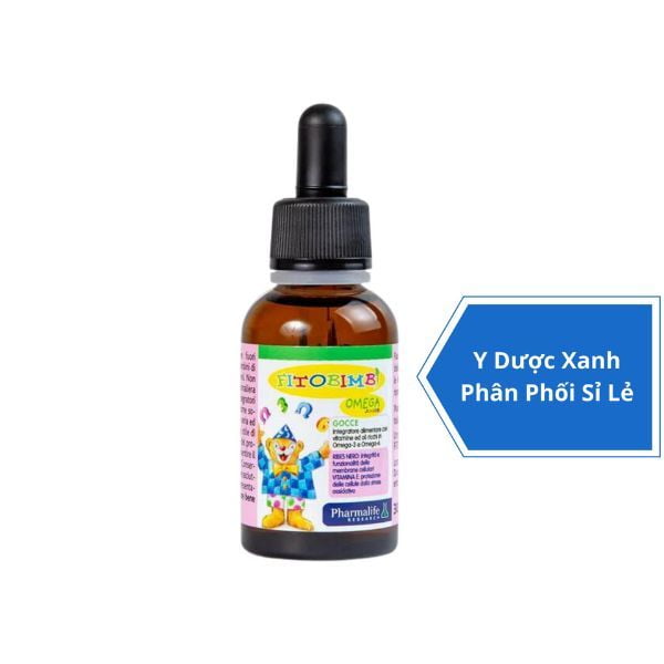 FITOBIMBI OMEGA JUNIOR, 30ml, Siro phát triển não bộ và mắt cho bé, trẻ nhỏ  từ 1 ngày tuổi của Ý