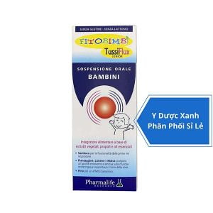 FITOBIMBI TUSSIFLUX JUNIOR, 200ml, Siro giảm ho, đau rát cổ họng cho bé, trẻ em từ 1 tuổi của Ý
