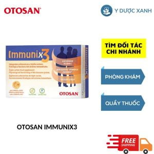OTOSAN IMMUNIX3, 20 viên, Viên nhai tăng sức đề kháng cho bé người lớn của Ý