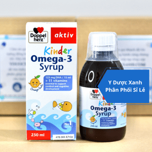 KINDER OMEGA 3 SYRUP, 250ml, Siro bổ não, tăng cường thị lực cho trẻ 1 tuổi trở lên của Đức