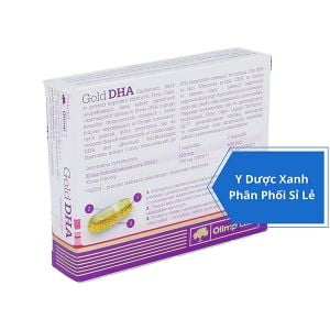 OLIMP LABS GOLD DHA, 30 viên, Viên uống bổ sung DHA và Acid folic cho bầu, sau sinh của Châu Âu