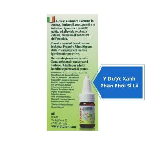 OTOSAN NATURAL EAR DROPS, 10ml, Nhỏ tai Otosan chữa viêm tai cho bé, trẻ em từ 1 tuổi của Ý