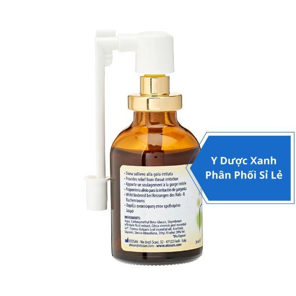 OTOSAN THROAT SPRAY, 30ml, Xịt họng kháng khuẩn, giảm đau họng cho trẻ em từ 2 tuổi của Ý