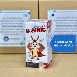 SMARTBIBI IMUNIC, 100ml, Siro tăng sức đề kháng cho bé, trẻ em từ 6 tháng tuổi của Ý