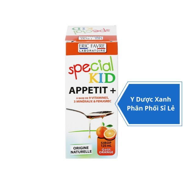 SPECIAL KID APPETIT, 125ml, Siro ăn ngon ở trẻ em từ 2 tuổi của Pháp