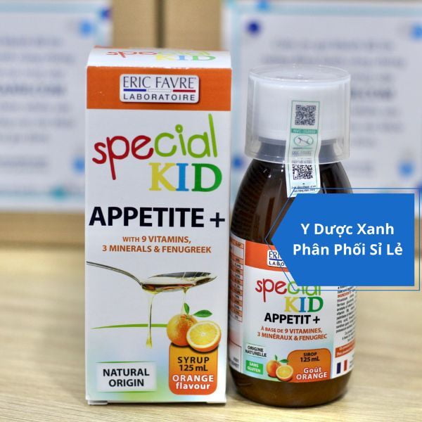 SPECIAL KID APPETIT, 125ml, Siro ăn ngon ở trẻ em từ 2 tuổi của Pháp