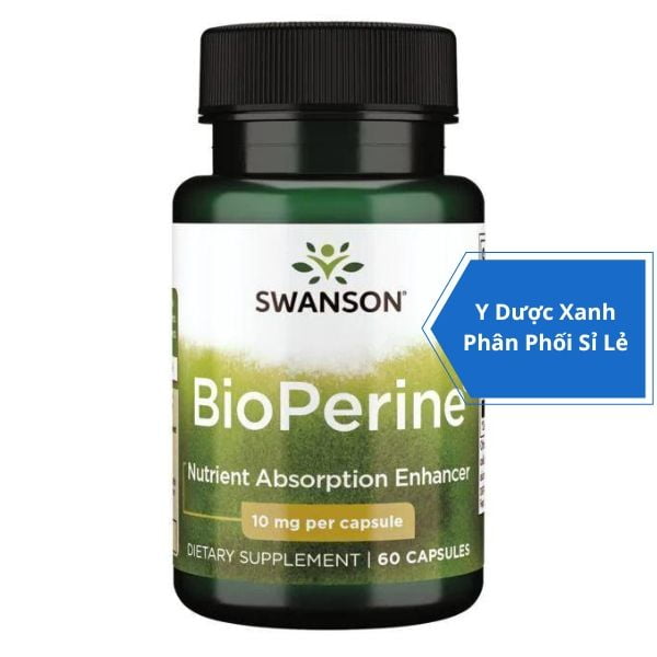 [Global] SWANSON BIOPERINE, 60 viên, Viên uống tăng cường hấp thu chất dinh dưỡng cho người lớn của Mỹ