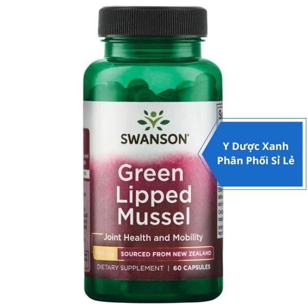 [Global] SWANSON GREEN LIPPED MUSSEL, 60 viên, Viên uống hỗ trợ xương khớp linh hoạt cho người lớn của Mỹ