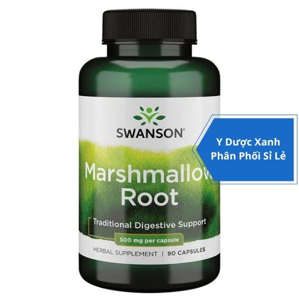 [Global] SWANSON MARSHMALLOW ROOT, 90 viên, Viên uống tăng cường sức khỏe đường tiêu hóa cho người lớn của Mỹ