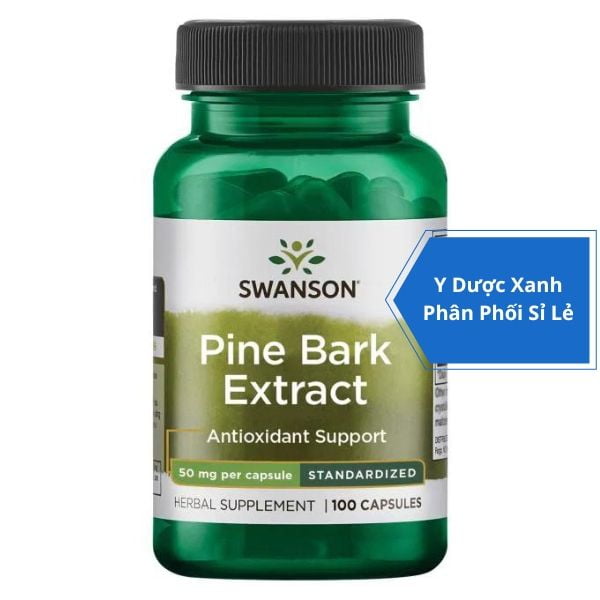 [Global] SWANSON PINE BARK EXTRACT, 100 viên, Viên uống hỗ trợ miễn dịch, chống oxy hóa cho người lớn của Mỹ