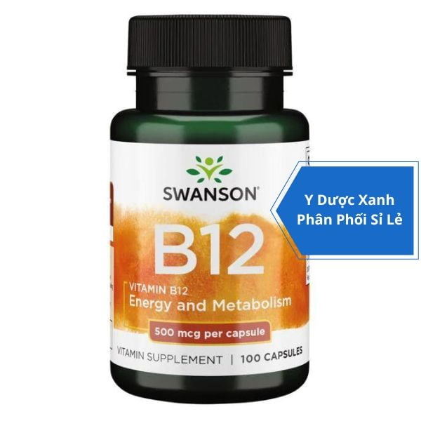 [Global] SWANSON VITAMIN B12, 30-100 viên, Viên uống hỗ trợ chuyển hóa năng lượng cho người lớn của Mỹ