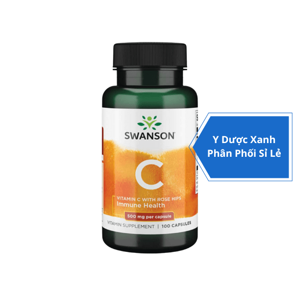 [Global] SWANSON VITAMIN C, 90-100 viên, Bổ sung vitamin C, Viên uống tăng đề kháng cho người lớn của Mỹ
