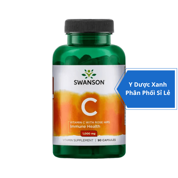 [Global] SWANSON VITAMIN C, 90-100 viên, Bổ sung vitamin C, Viên uống tăng đề kháng cho người lớn của Mỹ