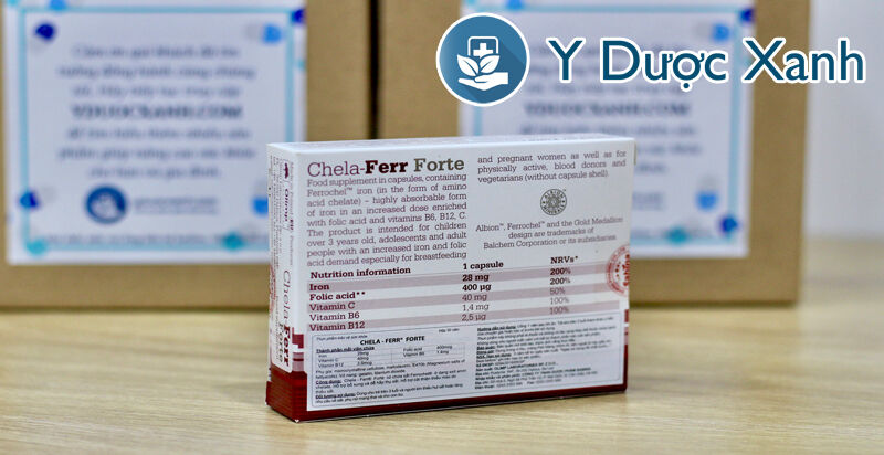 thuốc sắt chela ferr forte